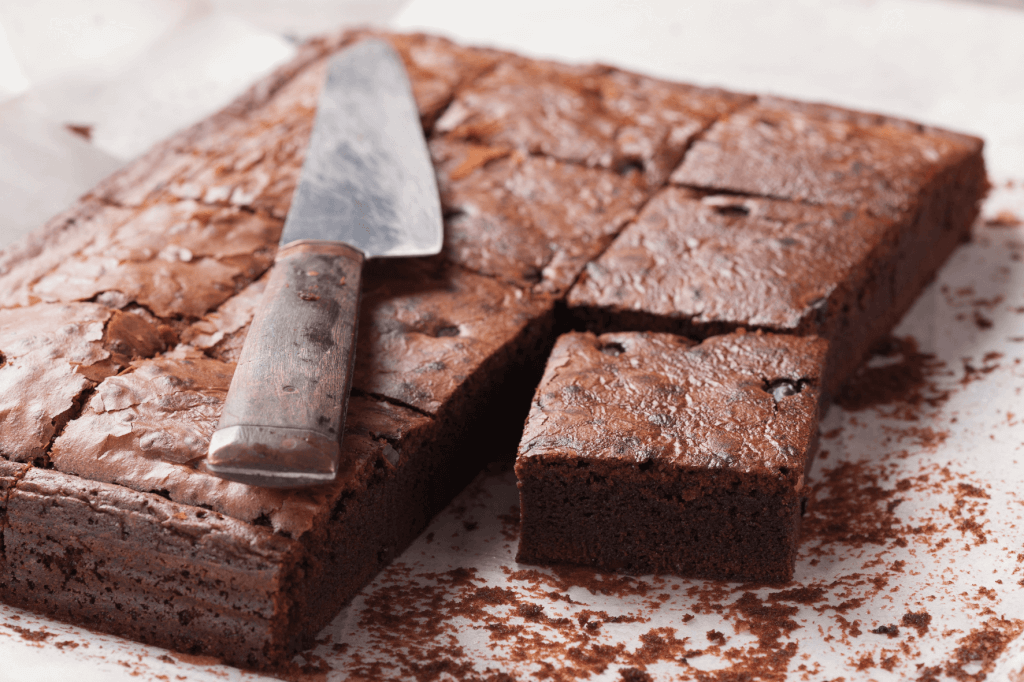 brownie de batata doce